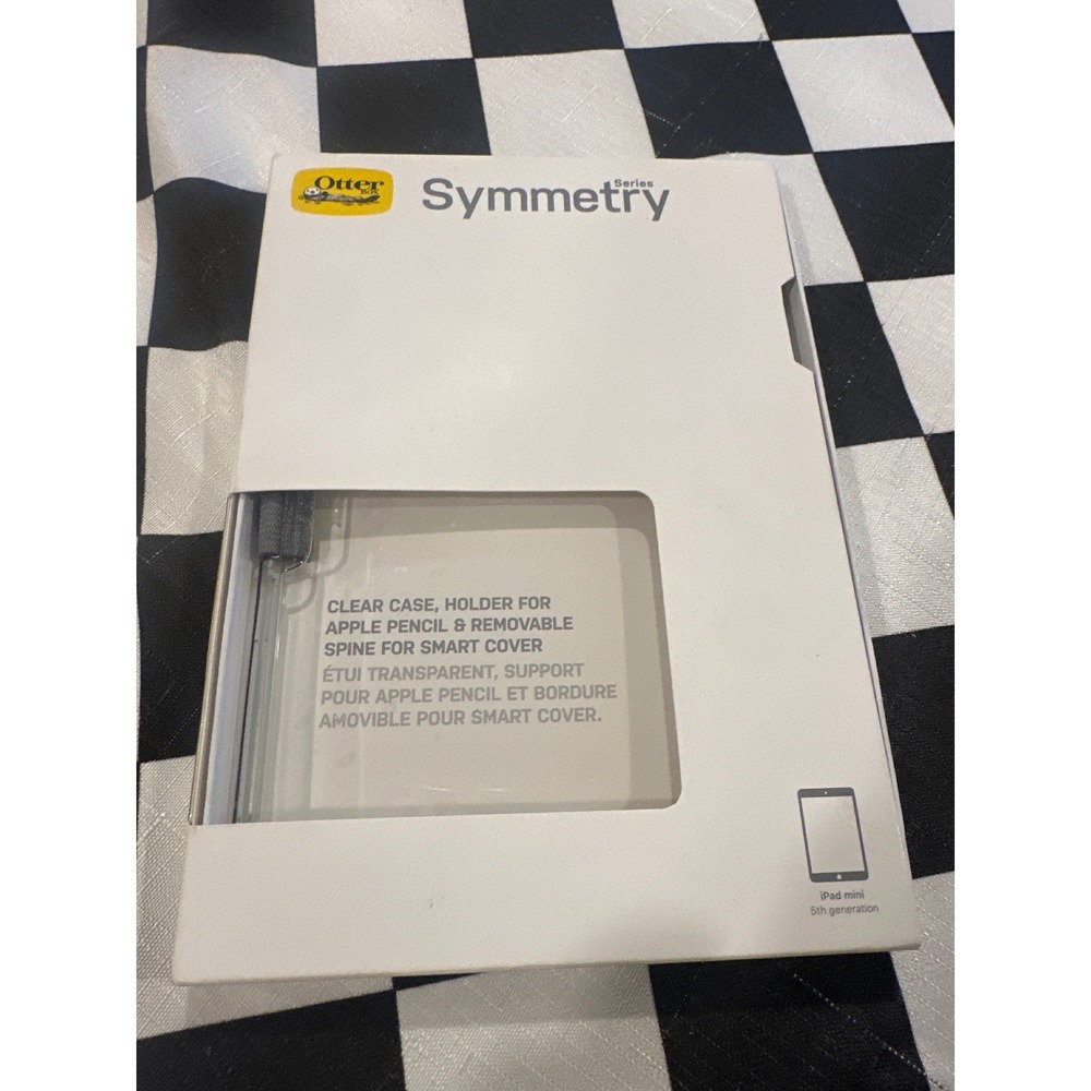 OtterBox Symmetry Series Clear Case for iPad mini 5th Gen Apple Pencil Holder